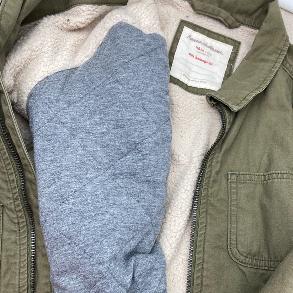 Hanna Andersson Sherpa lined Utility Jacket size 110cm/5 US - Picture 15 of 15
